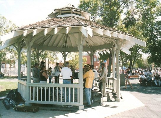 Fun in the gazebo